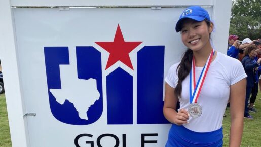 Cao of Midlothian, ‘5A state runner-up and silver medalist,’ takes second place in 5A state championship golf