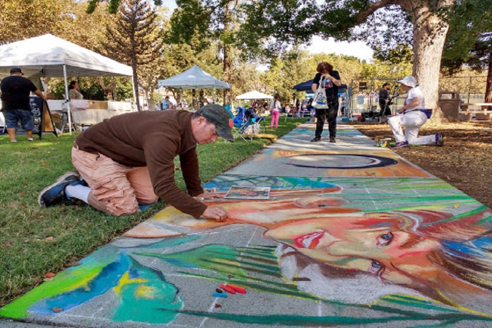 CITY OF CARROLLTON:  City of Carrollton Holds Chalk Art Festival at Mary Heads Carter Park