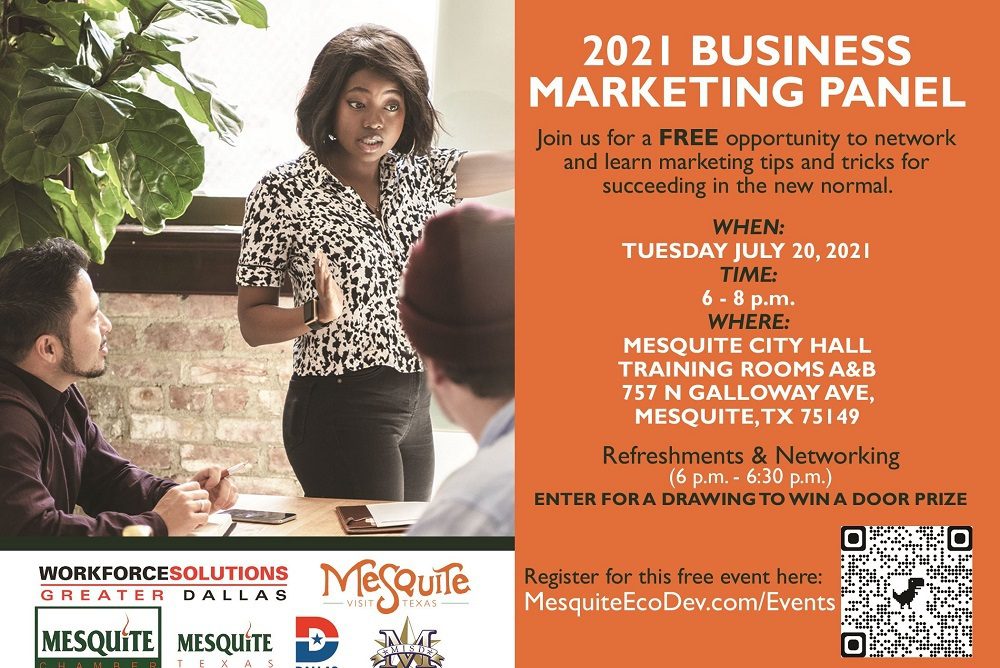 CITY OF MESQUITE: Mesquite hosts July 20 Business Marketing Panel