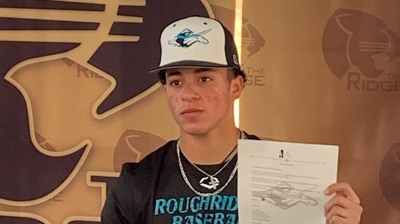 Fossil Ridge’s Jayden Ayala to play college ball at Luna Community College (N.M.)