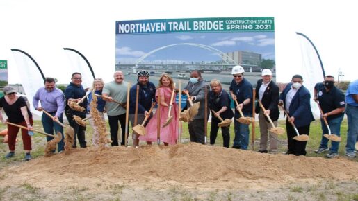 Work begins on Dallas’ Northaven Trail Bridge ‘so that pedestrians and cyclists can travel east-west’