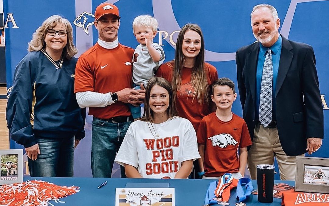 Macy Owens, track athlete at Plano’s Prestonwood Christian Academy, signs with Arkansas
