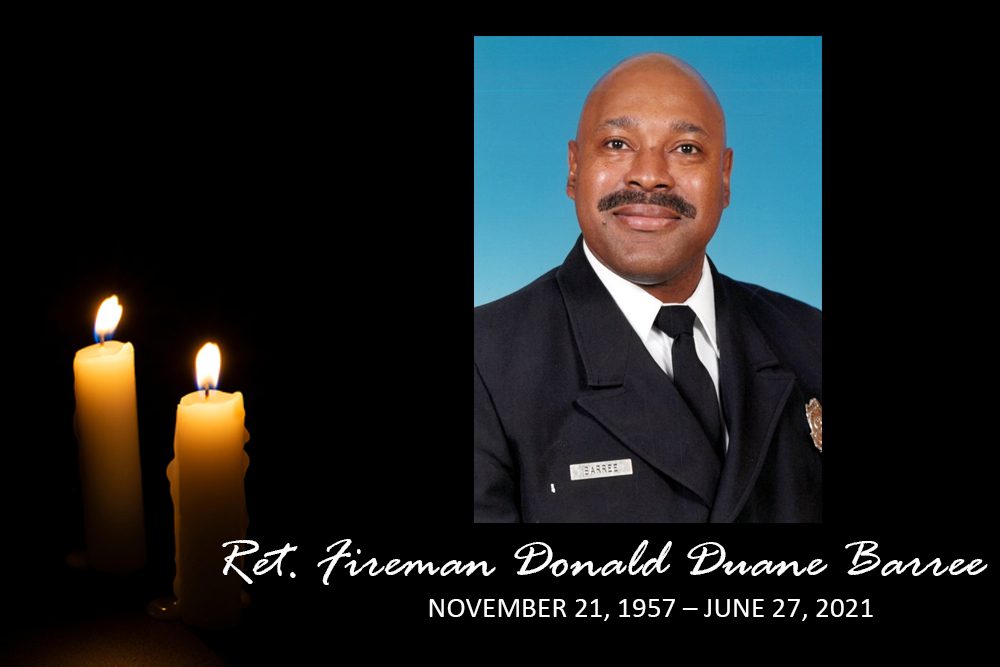 Ret. Fireman Donald Duane Barree