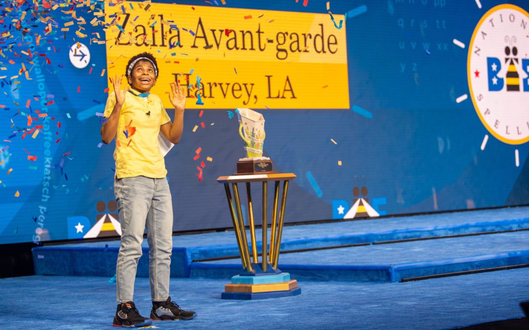 Louisiana teen makes spelling bee history without going 'too overboard'
