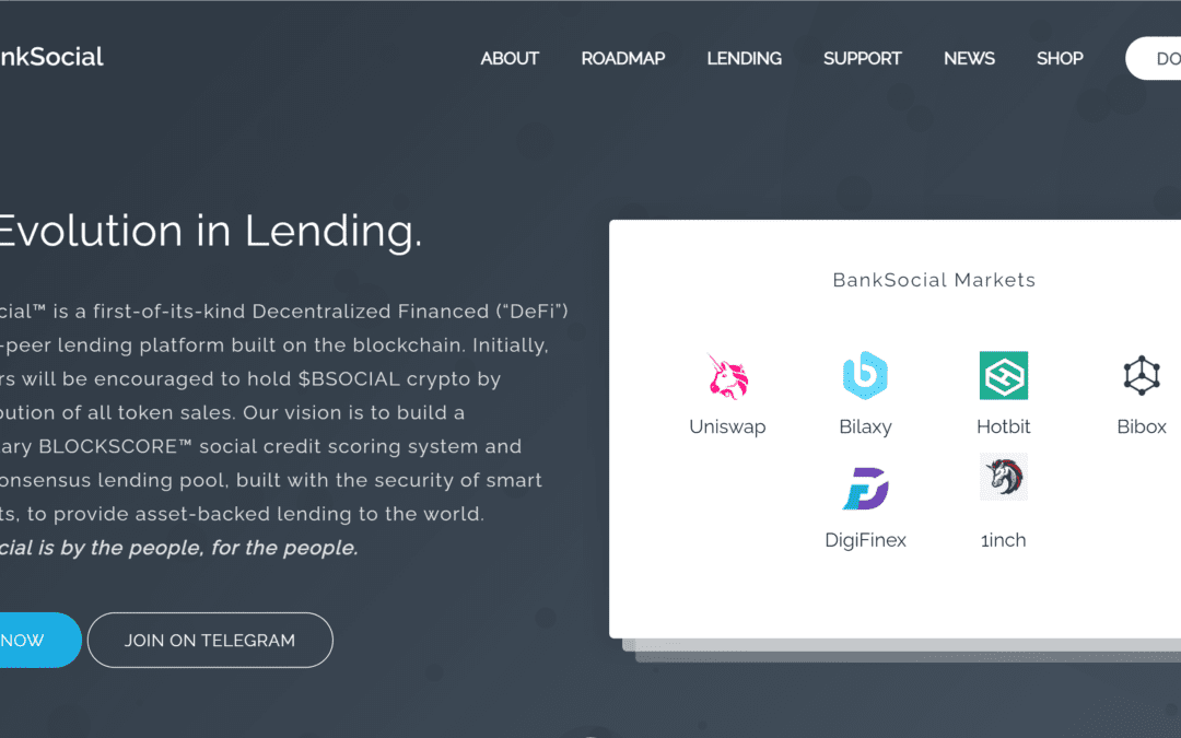 Peer-to-Peer Social Consensus Lending Platform Launched by BankSocial