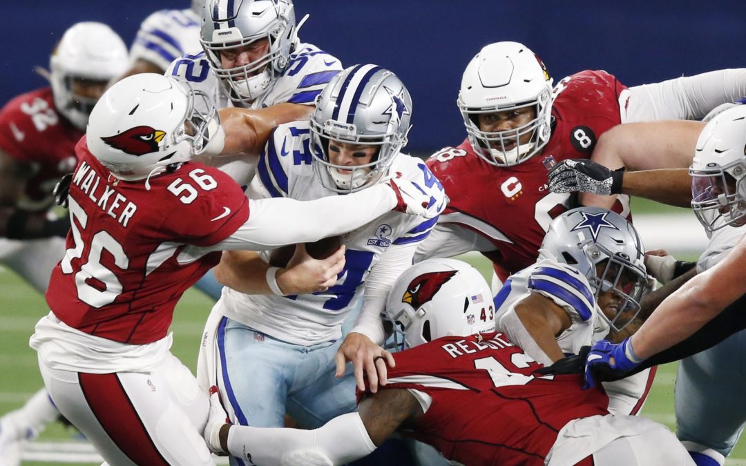 La ofensiva de los Cowboys continúa luchando contra los cardenales en la derrota de pretemporada