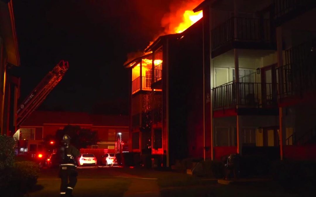 Fire in East Dallas Apartments Displaces Residents