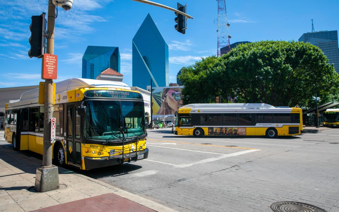 Nueva red de autobuses Dallas DART planificada para 2022