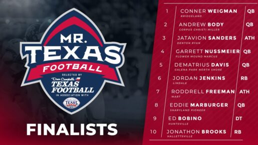 Dave Cambells’s Texas Football and Texas Bowl Announce Mr. Texas Football High School Football Player of the Year Watch List