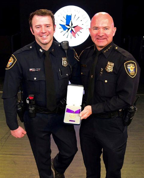 Fort Worth Officer Honored With Star of Texas Award