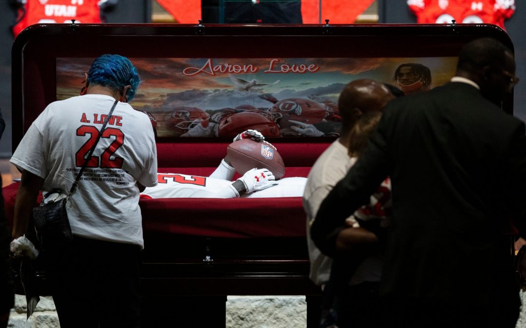 University of Utah Football Player from Mesquite Aaron Lowe Laid to Rest