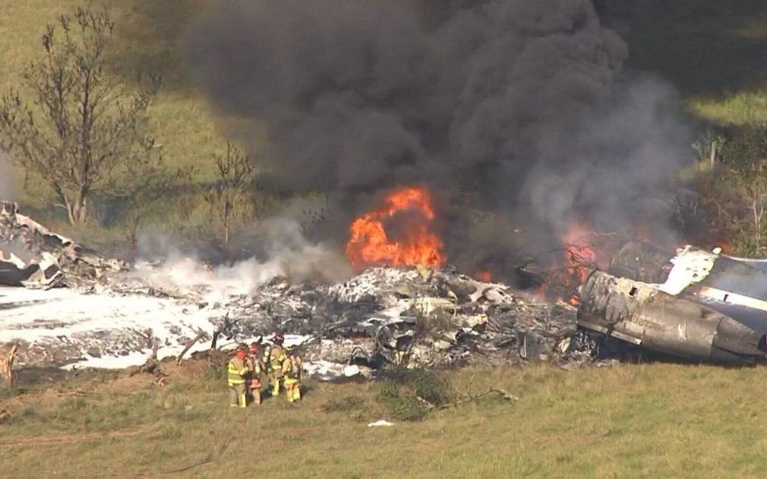 Jet Crashes in Waller County