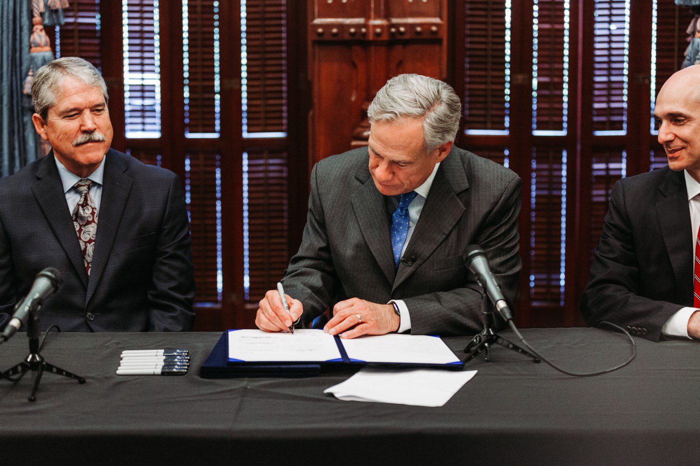 Gov Abbott Signing Legislation