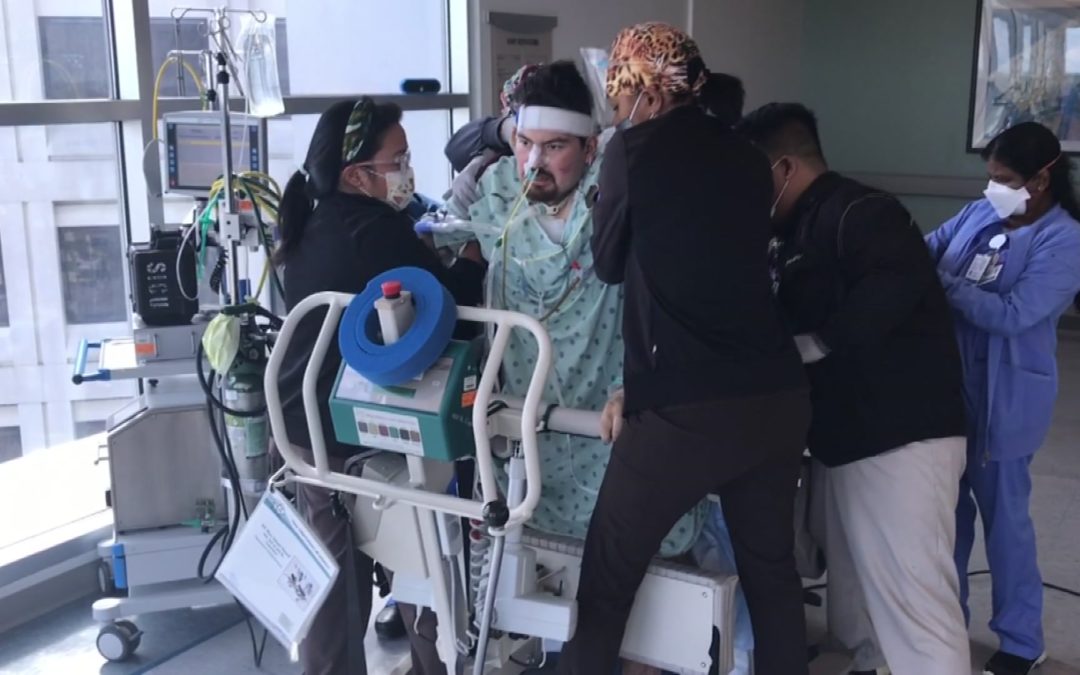 27-Year Old Stands for First Time in Months After COVID-19 Hospitalization