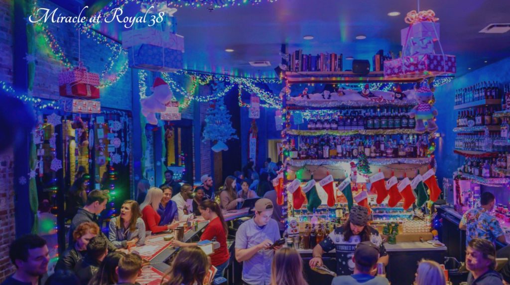 Miracle at Royal 38 Christmas Holiday Bar Pop-up in Dallas