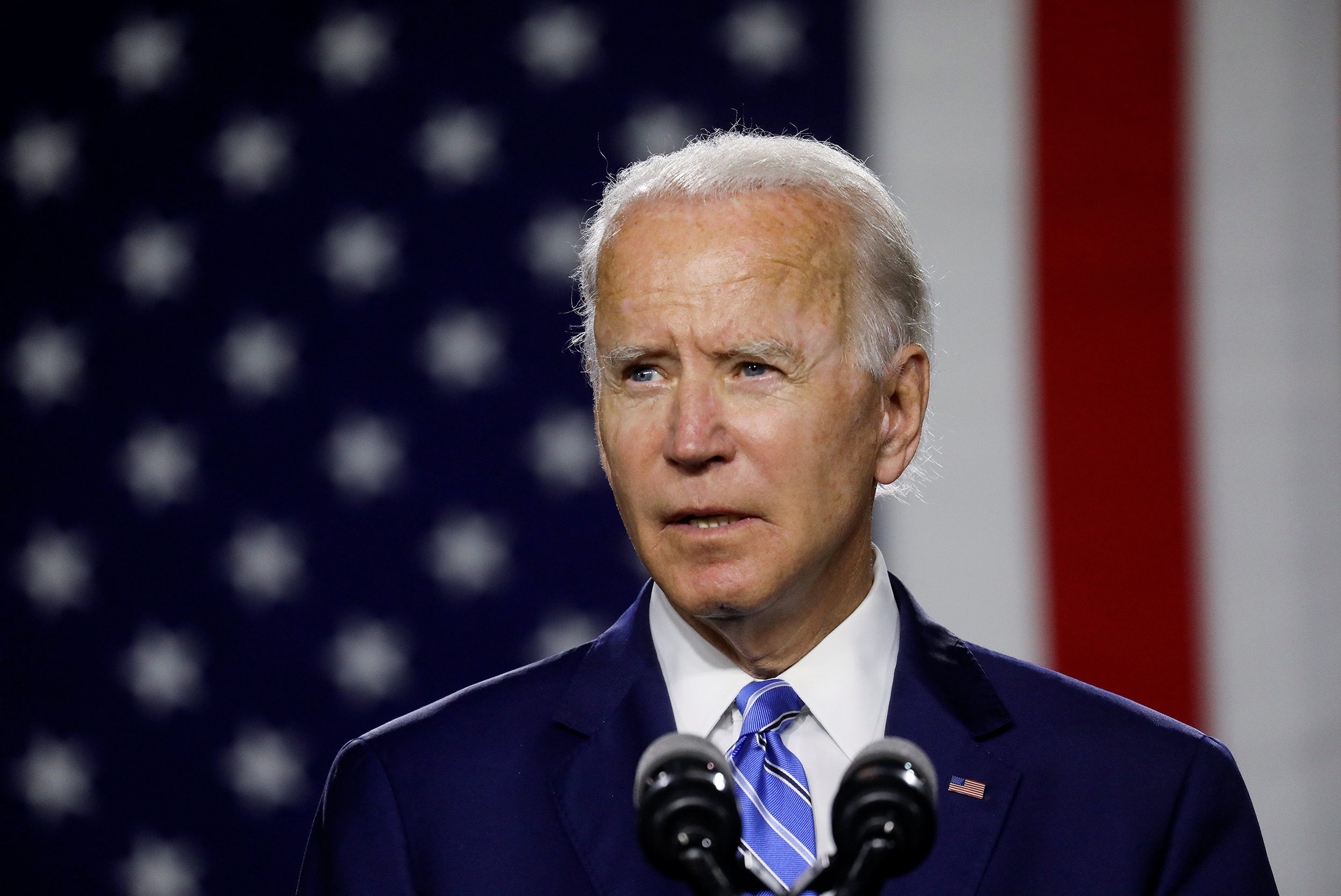 Image: Democratic U.S. presidential candidate Biden holds campaign event in Wilmington, Delaware