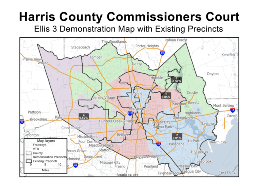 Lawsuit Filed to Halt Harris County Redistricting Plan