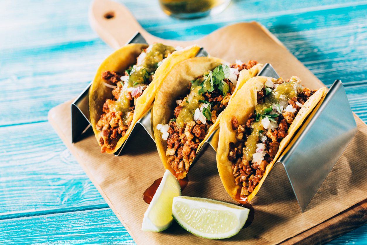 Tacos Ordered at Tex-Mex Restaurant