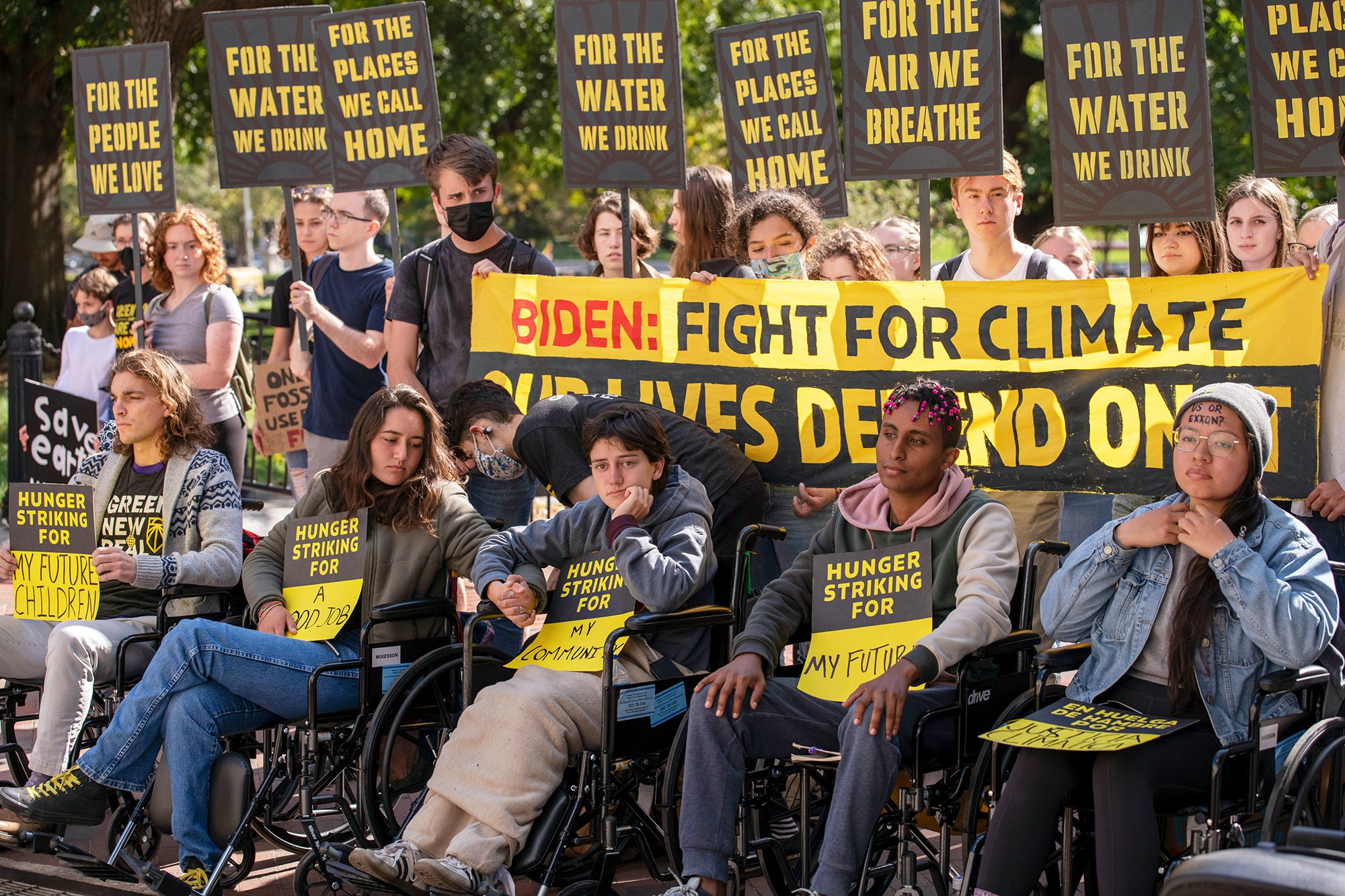 Environmental Activists Protest in Washington D.C.
