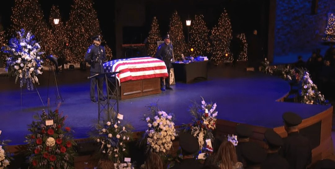 Hundreds Attend Funeral for Fallen Officer Houston