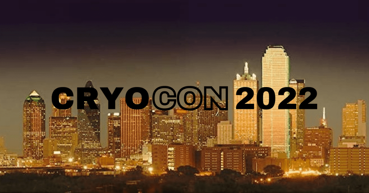 CryoCON 2022 Coming to Dallas March 2022