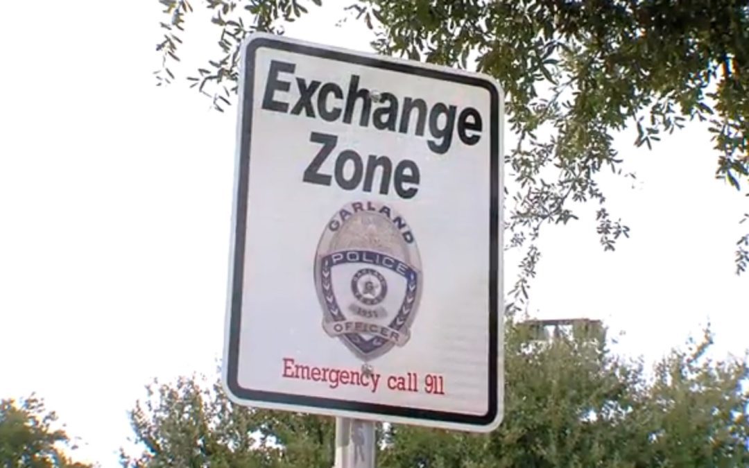 Police Create Exchange Zone for Online Commerce