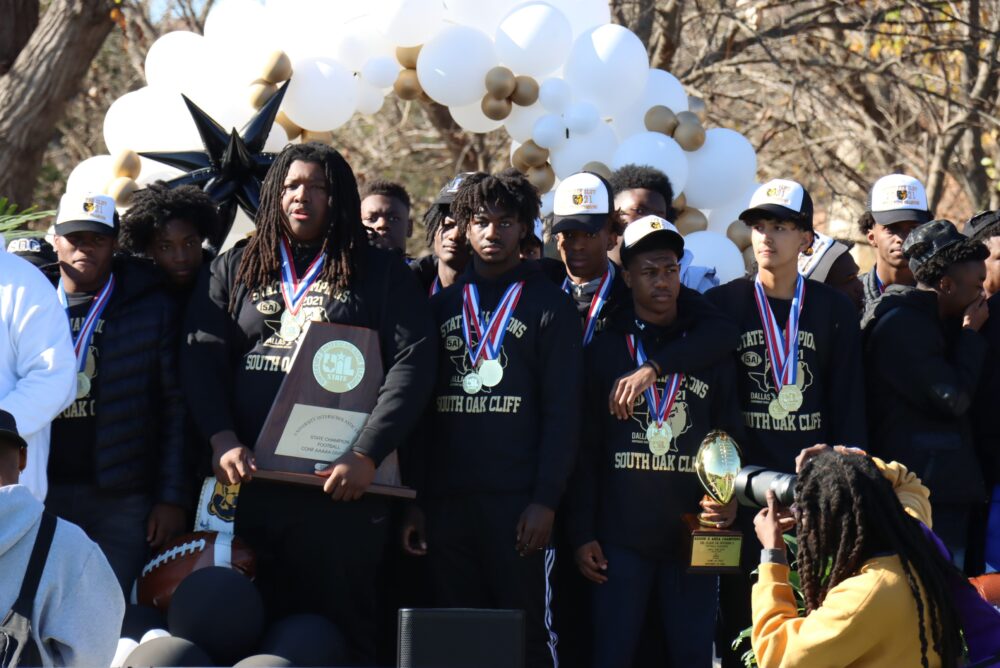 Parade Honors South Oak Cliff High School Champion Football Team