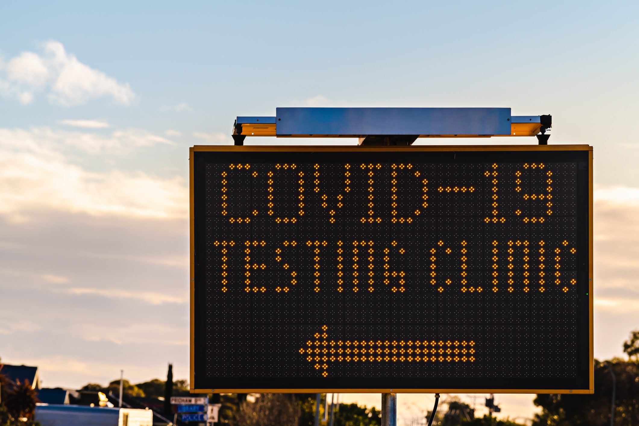 Covid-19 drive-through testing clinic