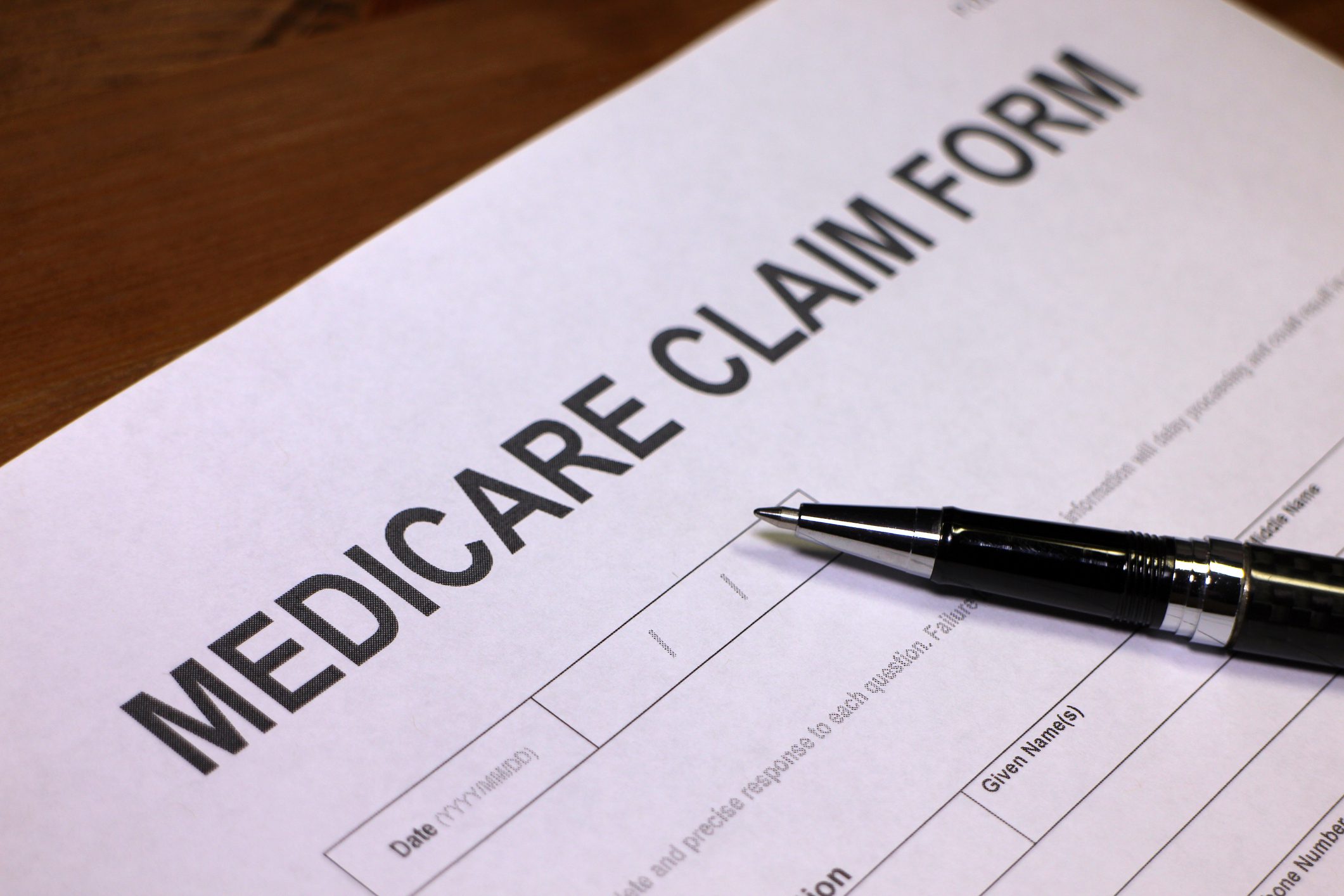 Medicare Claim Form