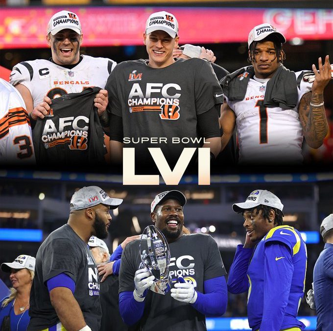 Bengals and Rams Advance to Super Bowl LVI