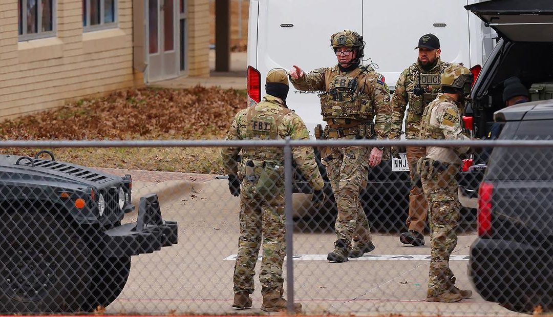 FBI Negotiate Hostage Situation At Colleyville Synagogue 