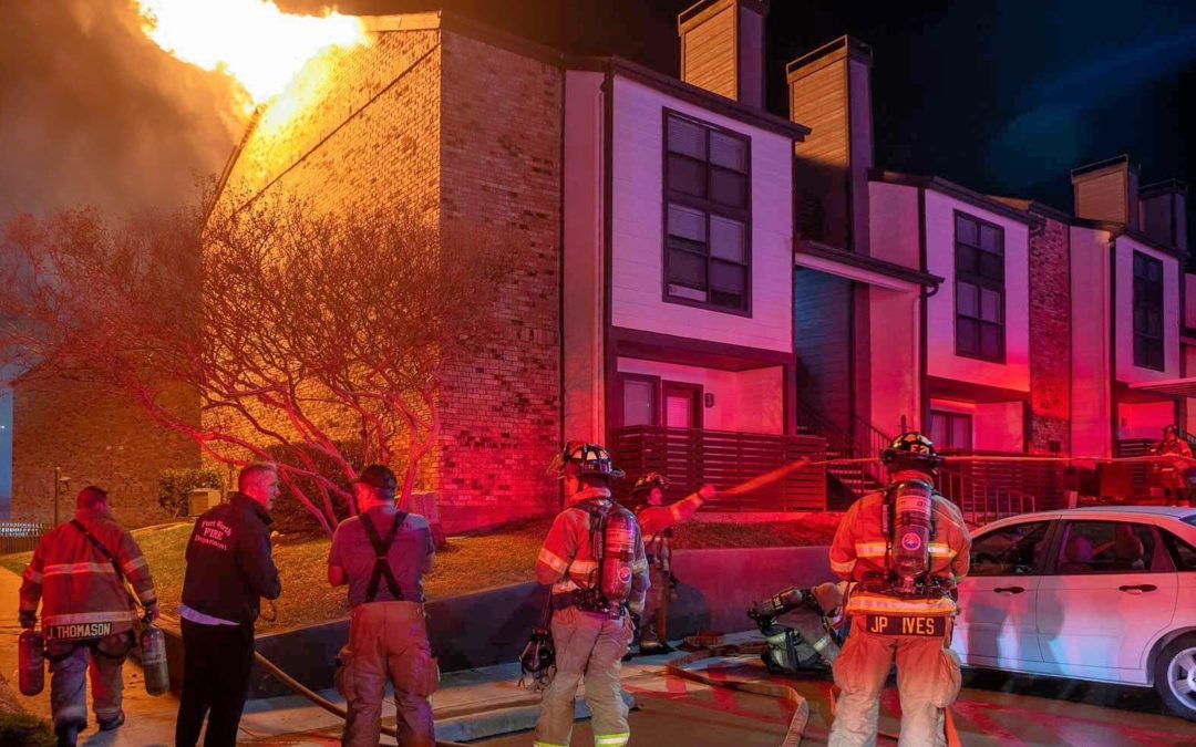 Apartment Fire Leaves 11 People Without a Home