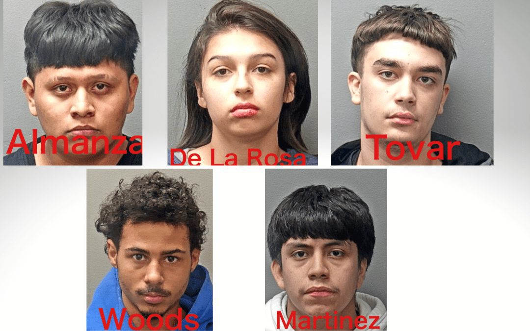 Seis adolescentes locales arrestados después de múltiples robos