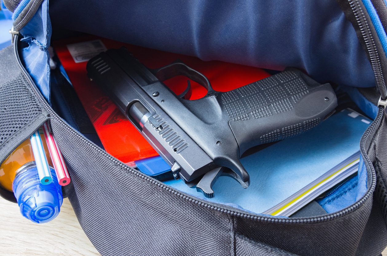 14-Year-Old Student Arrested & Charged with Possession of Gun at School