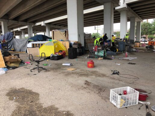 City of Dallas Allegedly Endorses Local Homeless Camp