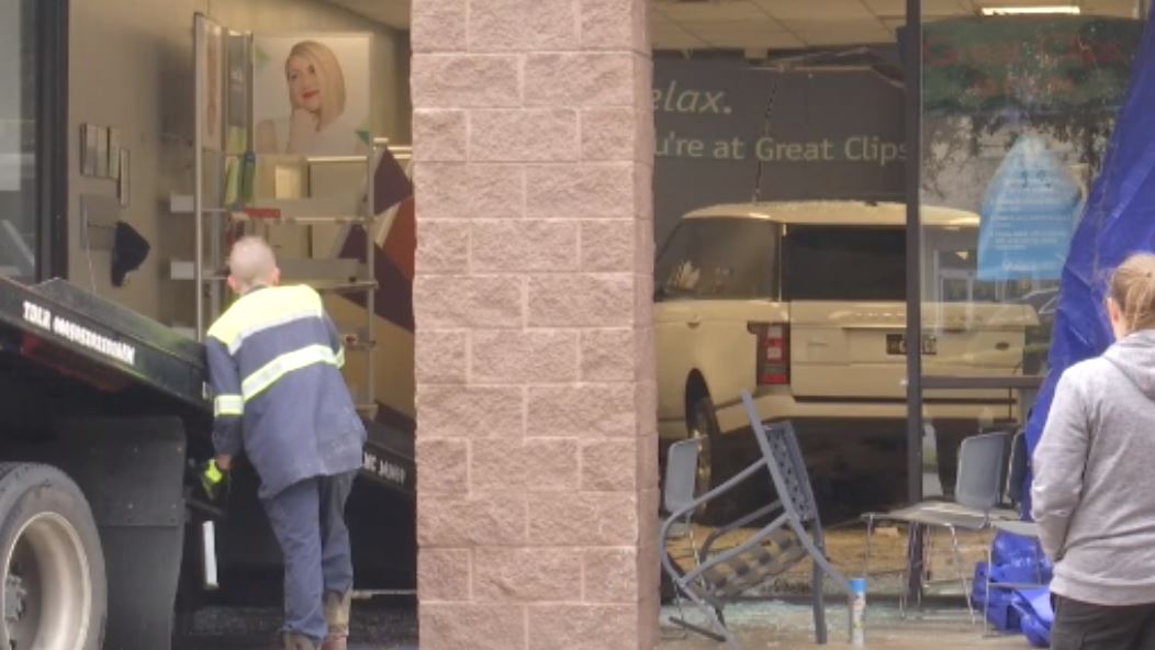 Vehicle Crashes into Hair Salon, Kills One