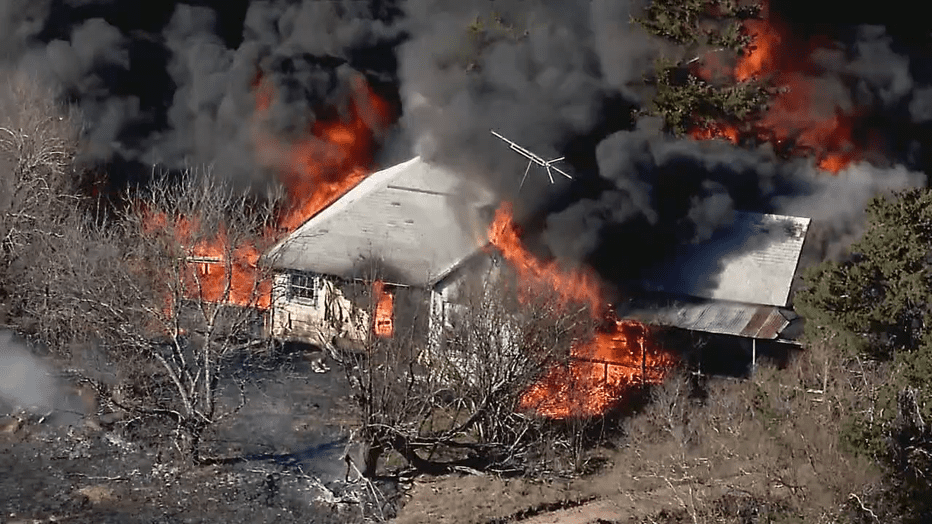 Multiple DFW Fire-Rescue Crews Fight Fire that Destroyed 200+ Acres