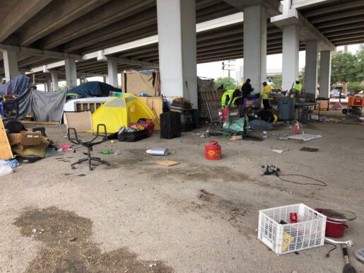 Local Group Claims City of Dallas is Still Not Addressing Homeless Camps