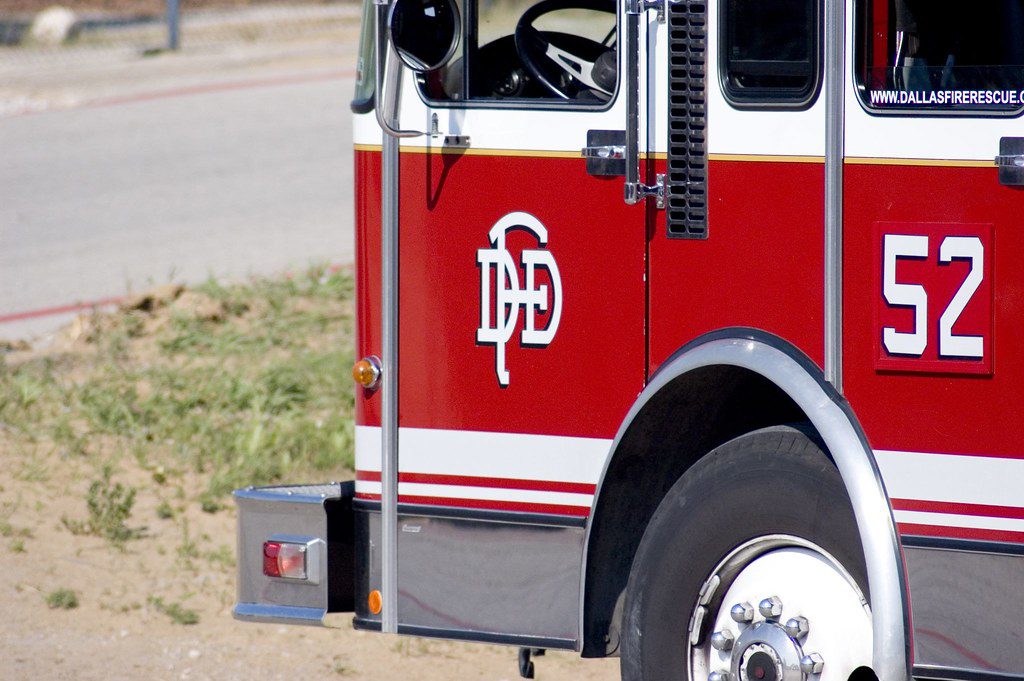 Dallas Fire Department fire-engine. | Image by Philip Shoffner on Flickr