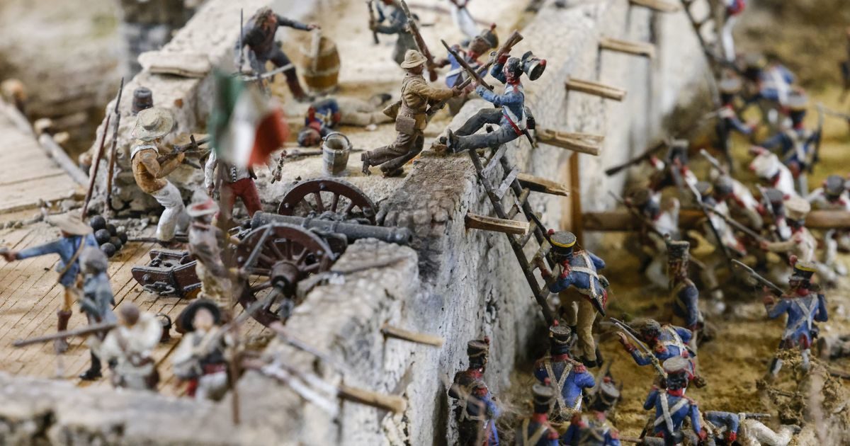 Diorama of the Battle of the Alamo