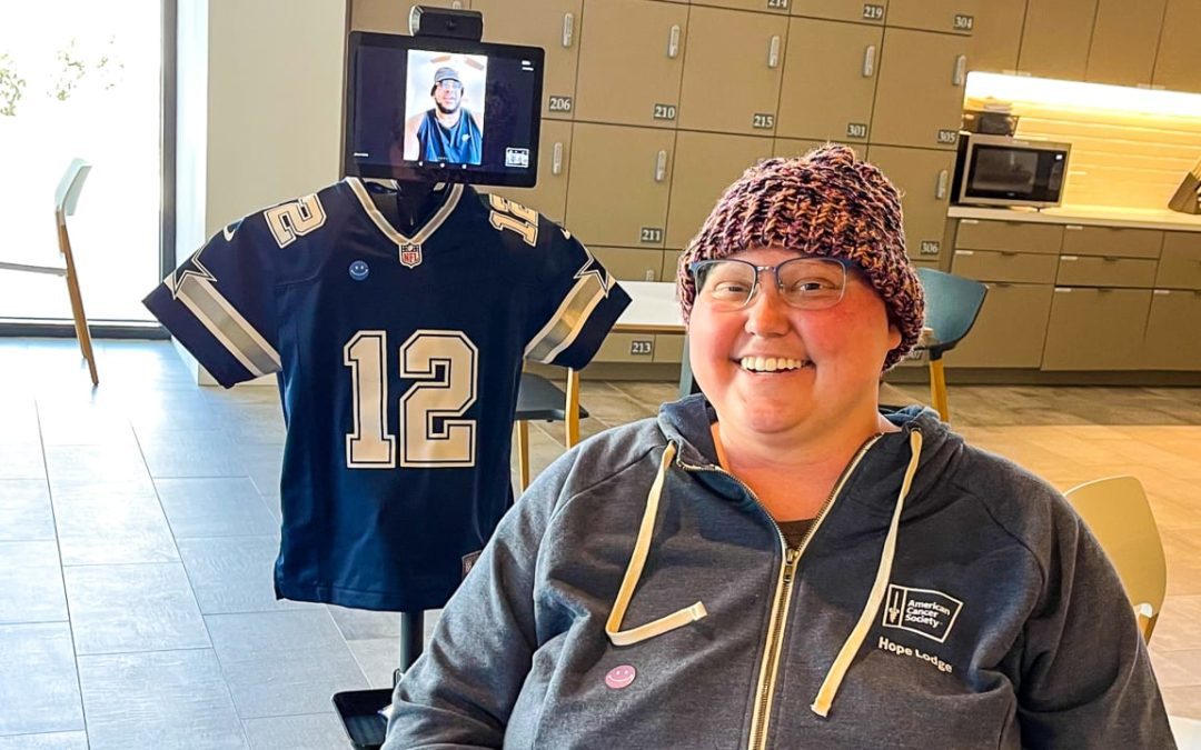 Starbot Robot Technology Helps Cancer Patients Meet the Dallas Cowboys