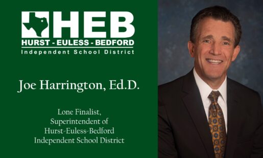 District Names Joseph Harrington, Ed.D., Lone Finalist for Superintendent