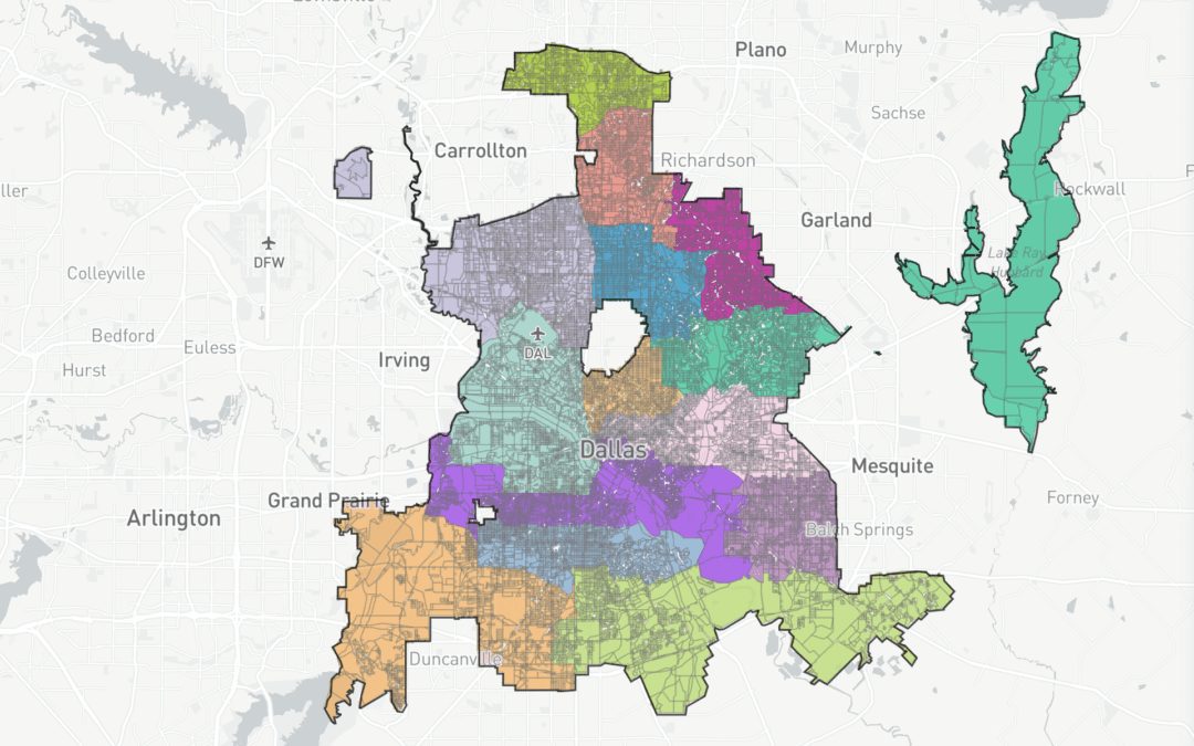 La Comisión de Redistribución de Distritos de Dallas vota unánimemente por un mapa dibujado por una niña de 9 años