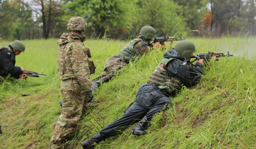 Los boinas verdes entrenaron a las fuerzas ucranianas