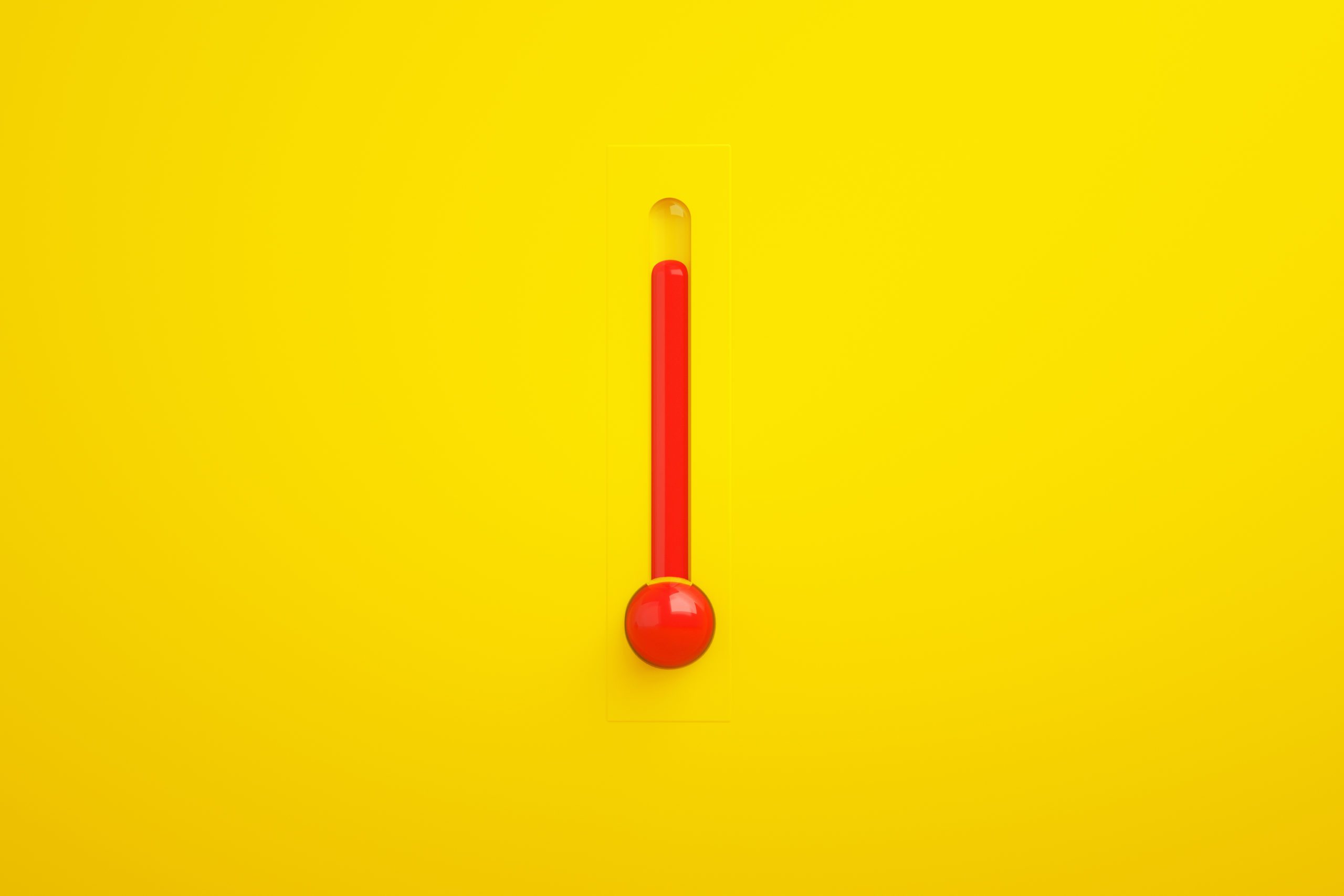red thermometer