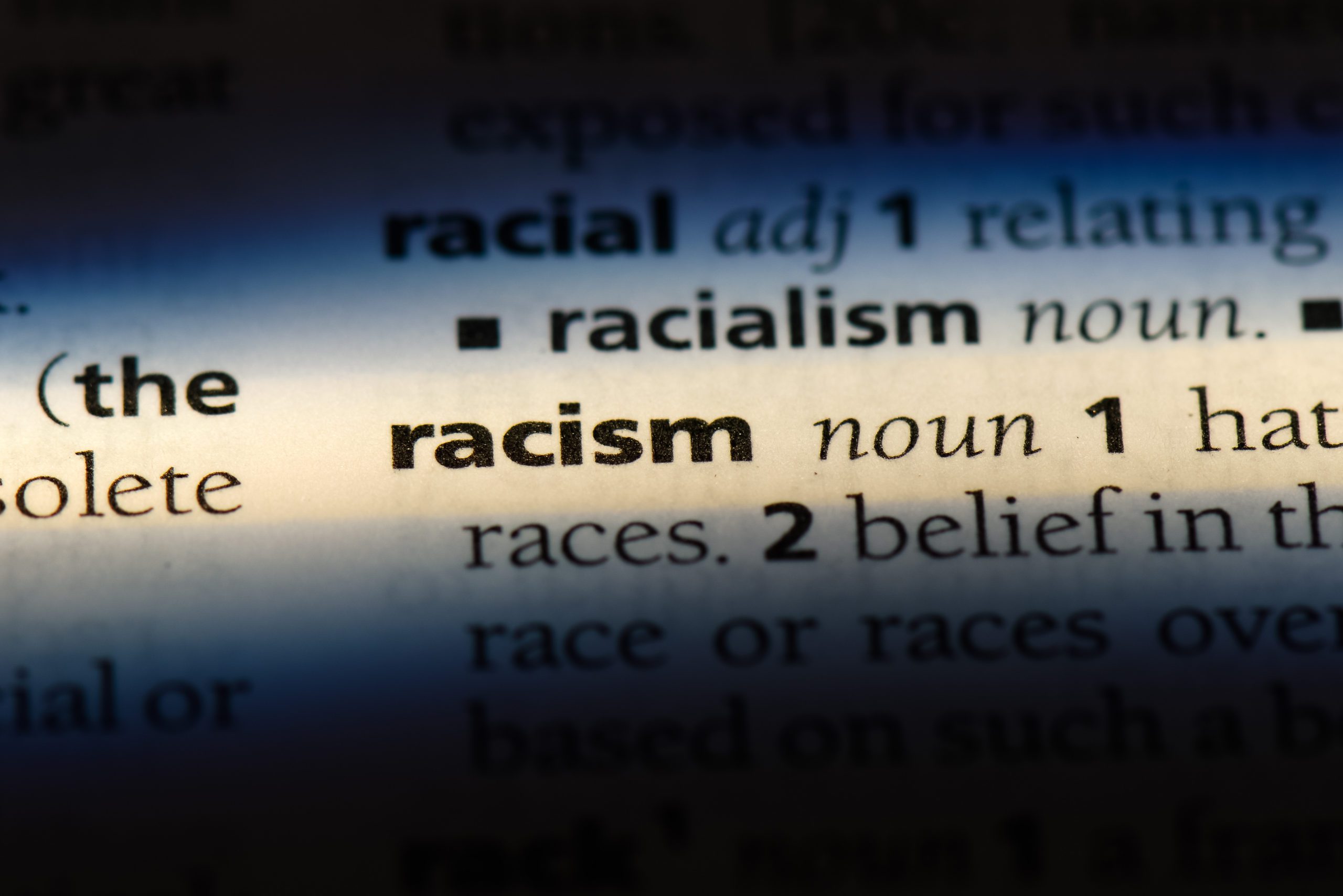 Racism,Word,In,A,Dictionary.,Racism,Concept.