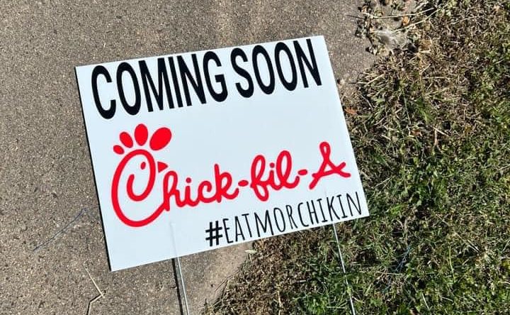 Fake Chick-fil-A sign