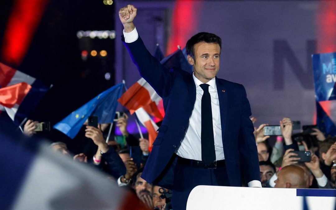 Macron Wins Second Term, Defeats Le Pen