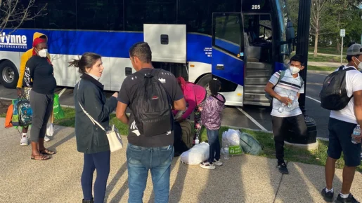 Third Texas Bus of Migrants Arrives in D.C.