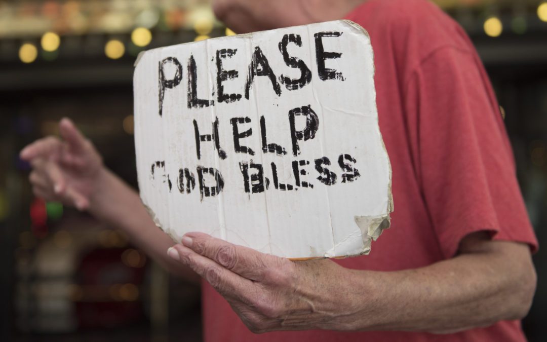 Local City Discourages Panhandling with Signage